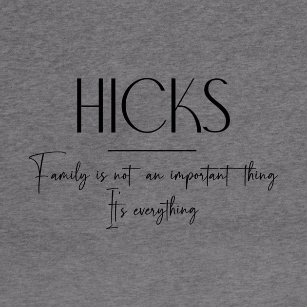 Hicks Family, Hicks Name, Hicks Middle Name by Rashmicheal